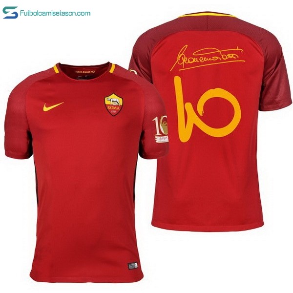 Camiseta AS Roma 1ª Totti 10 2017/18